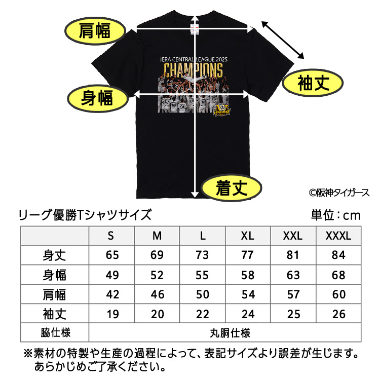 阪神 優勝グッズ 2025 リーグ優勝 胴上げ Tシャツの説明4