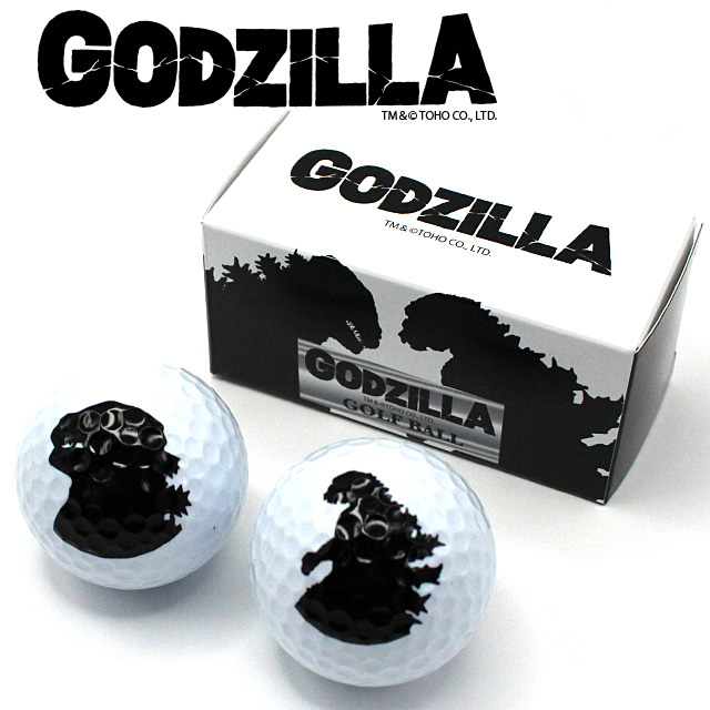 ゴジラ ゴルフボール2個セット GODZILLAの説明1