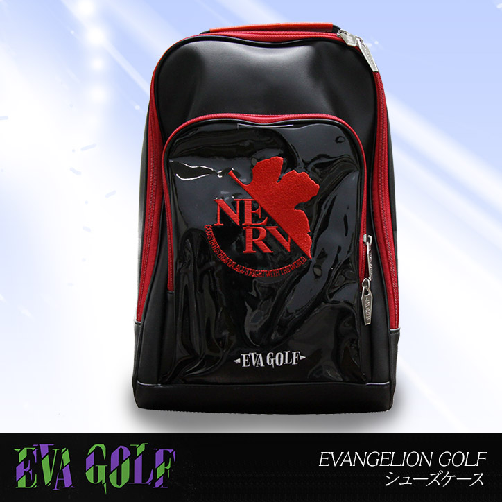 エヴァンゲリオン シューズケース Evangelion Golf エヴァゴルフ Eva Golfの通販