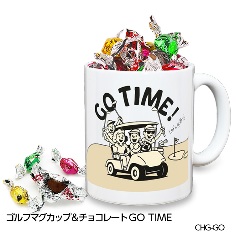 ゴルフマグカップ＆チョコレート GO TIME (CHG-GO)の説明1
