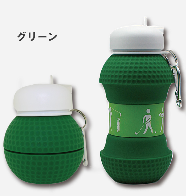 ゴルフボール型 シリコン水筒の説明3