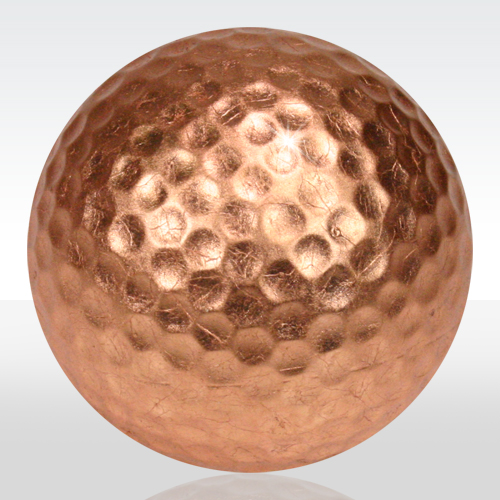 銅箔ゴルフボール メダリスト（銅）1個の説明1
