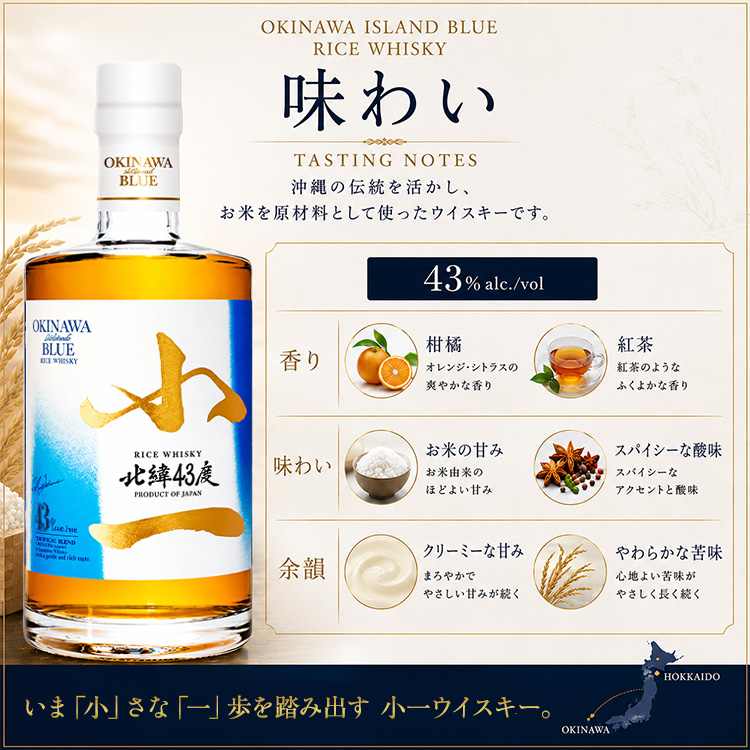 小一ウイスキー RICE WISKY 小一 北緯43度 500ml 久米仙酒造 伊藤小一 守成クラブ 創設者の説明4