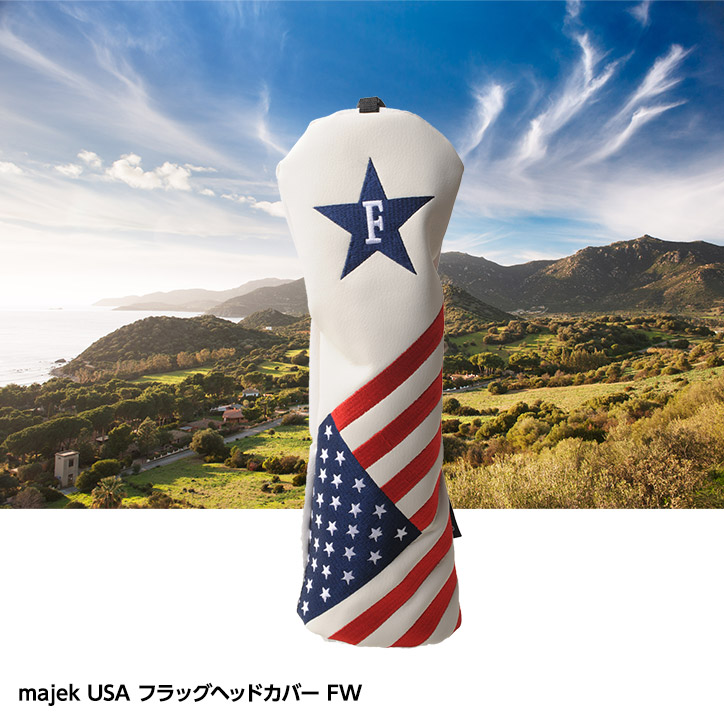 Majek/マジェック USA FLAG VINTAGE ヘッドカバー FW用の説明1