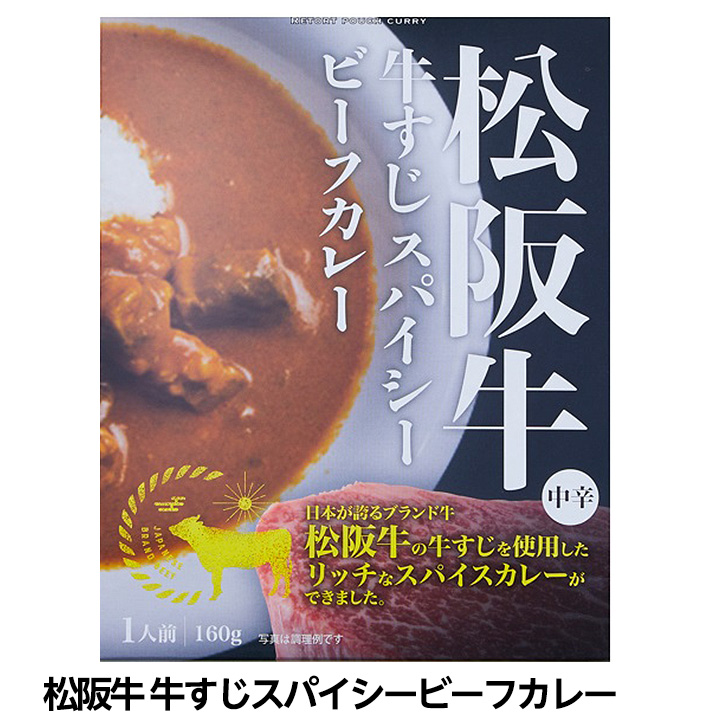 松阪牛 すじスパイシービーフカレーの説明1