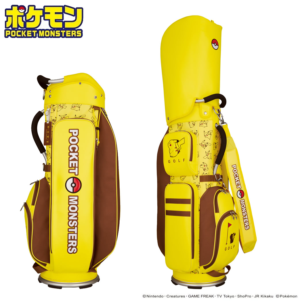 ポケットモンスター ポケモン ピカチュウ キャディバッグ 軽量タイプ の通販