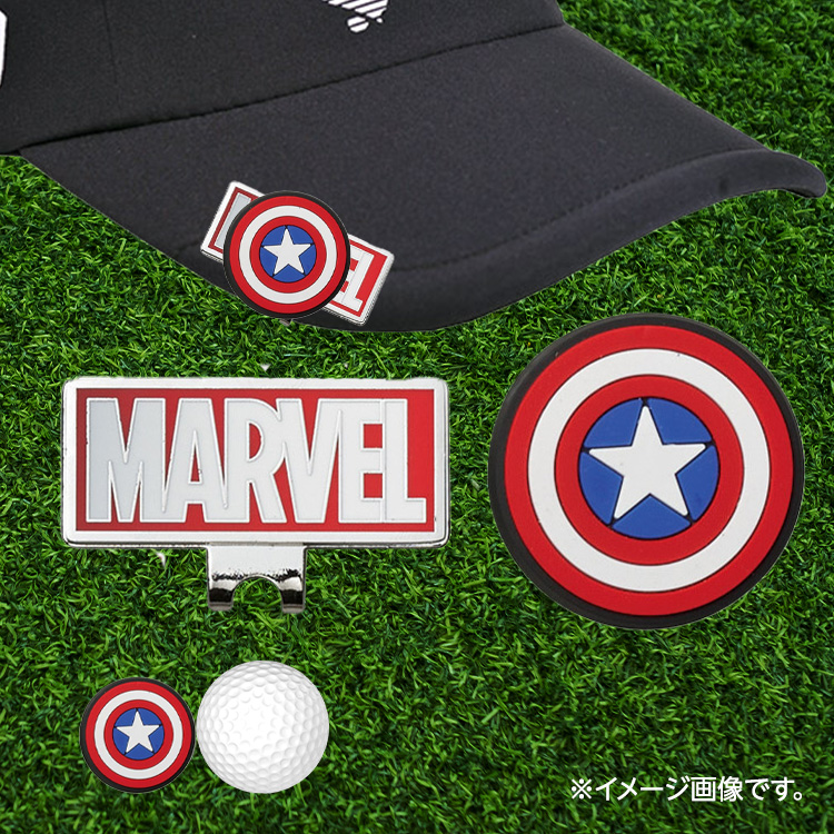 MARVEL シールド ゴルフマーカー クリップマーカーの説明2