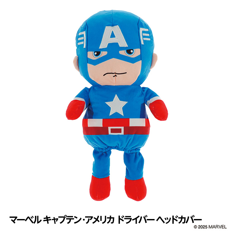 マーベル Marvel キャプテン・アメリカ ドライバー ヘッドカバー DR用の説明1