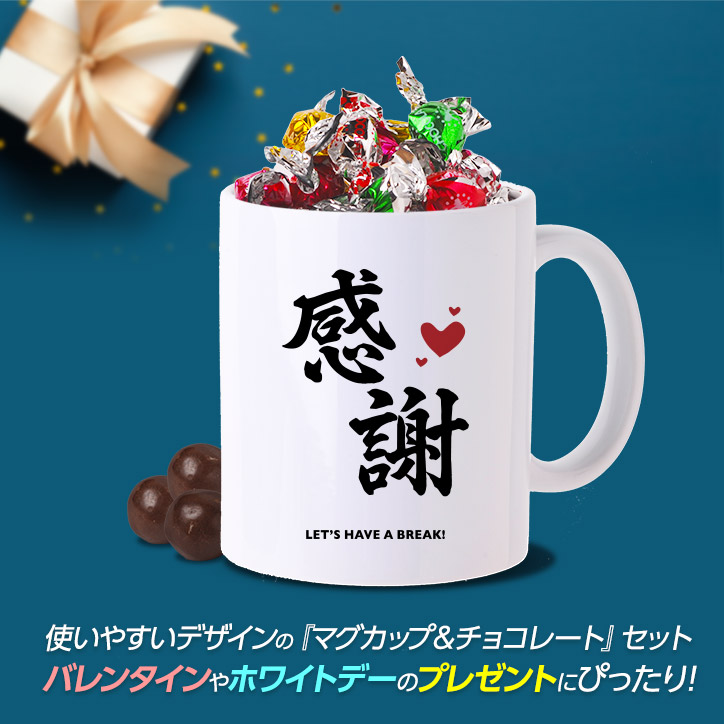 チョコレート＆マグカップセット MC-004 感謝の説明4