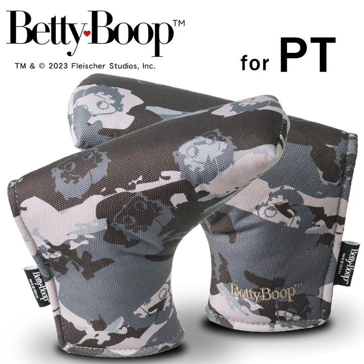 ベティーブープ Betty Boop  カモ パターカバー ブレード/ピン型の説明1