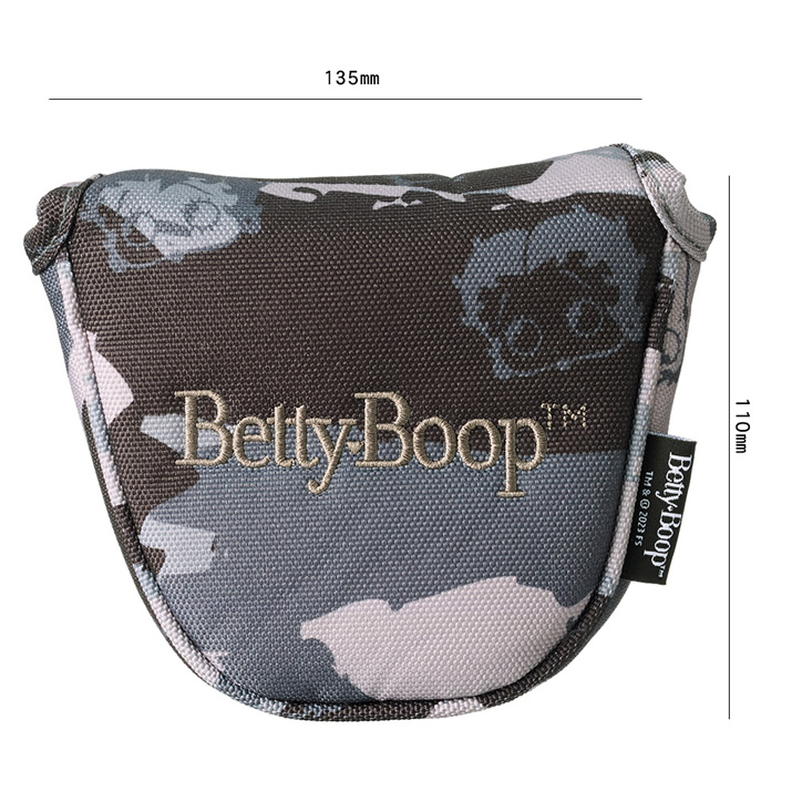 ベティーブープ Betty Boop カモ パターカバー マレット型の説明2