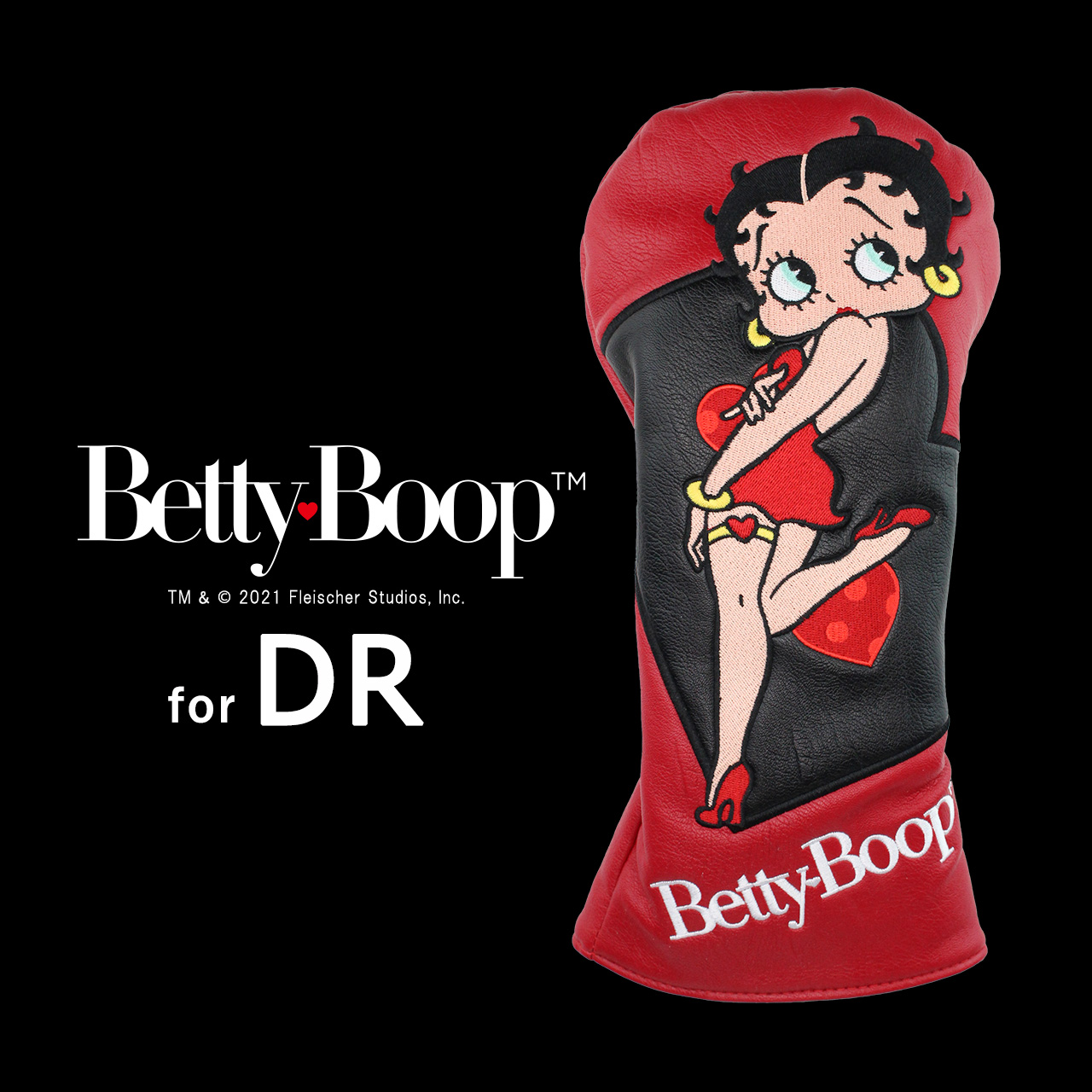 ベティーブープ Betty Boop ヘッドカバー ドライバー/DR用の説明2