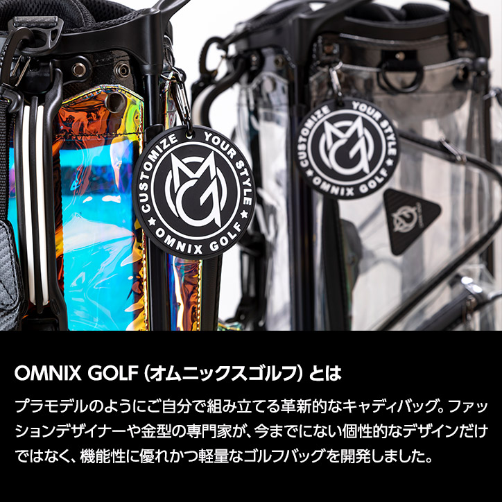 OMNIX GOLF/オムニックス ゴルフ キャディバッグ レインボー ゴールド