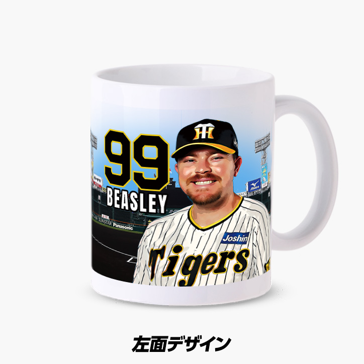 阪神タイガース #99 ジェレミー・ビーズリー 甲子園球場100周年記念 マグカップの説明3