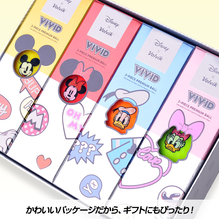 Volvik ボルビック ディズニー ゴルフボール Disney Mickey And Friendsの通販