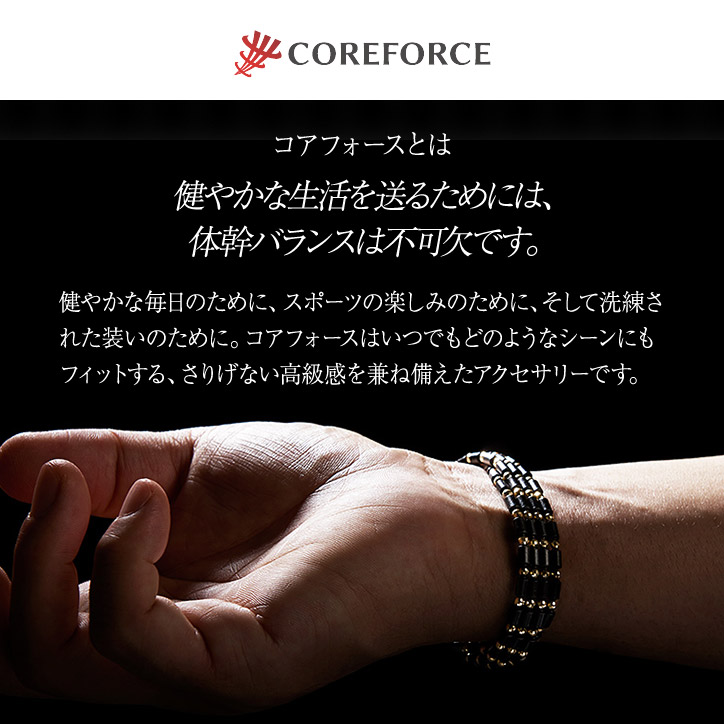 コアフォース（COREFORCE） ループ ブラック 70 ネックレス ブレスレットの説明3