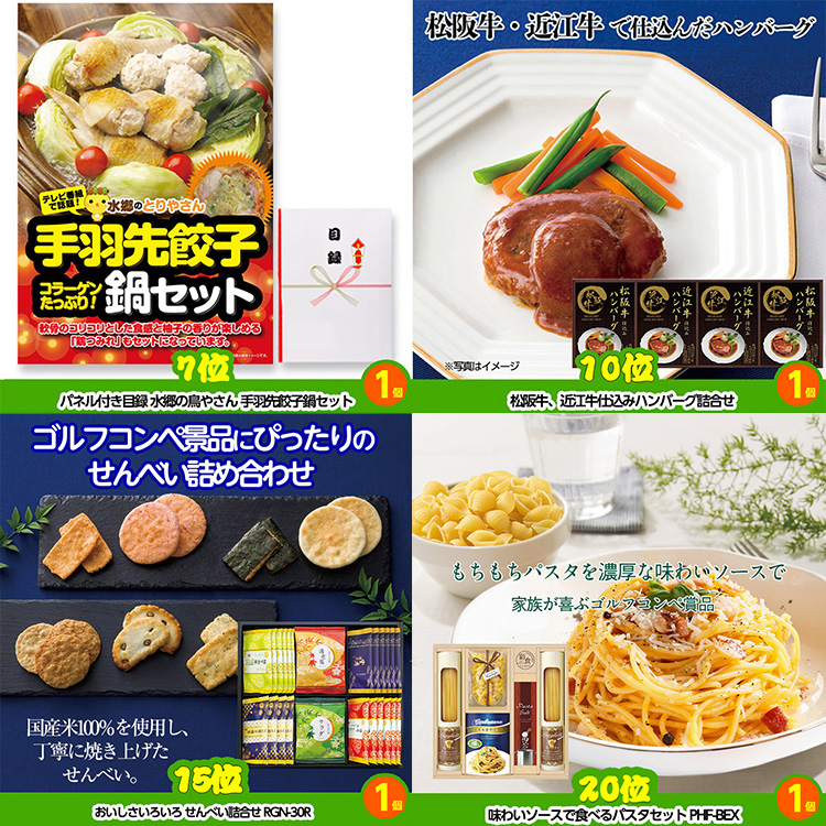 ゴルフコンペ 景品セット 7組会費4000円 37点（全員に当たるセット）[7-40-Z]9