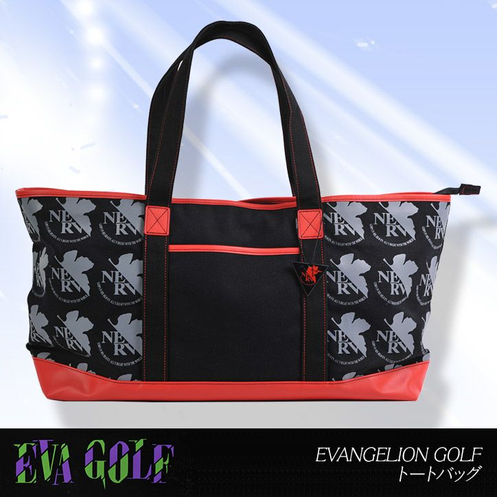 エヴァンゲリオン トートバッグ EVANGELION GOLF エヴァゴルフ EVA GOLFの通販