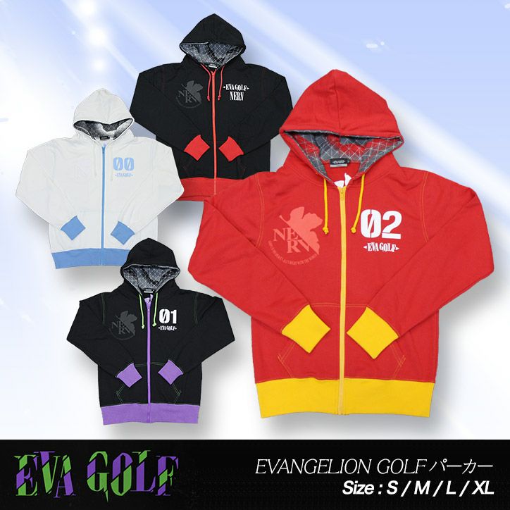 エヴァンゲリオン パーカー EVANGELION GOLF  エヴァゴルフ EVA GOLF1