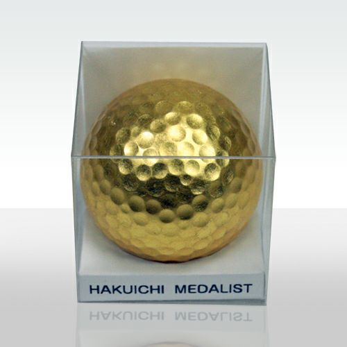 金箔ゴルフボール メダリスト（金）1個3