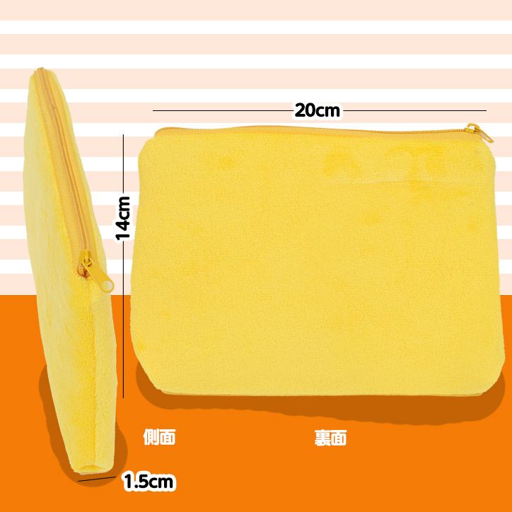 ひよこちゃん ふわふわフラットポーチ2