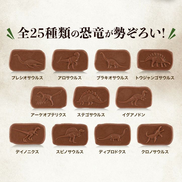 恐竜チョコレート ジュラシックショコラ 254