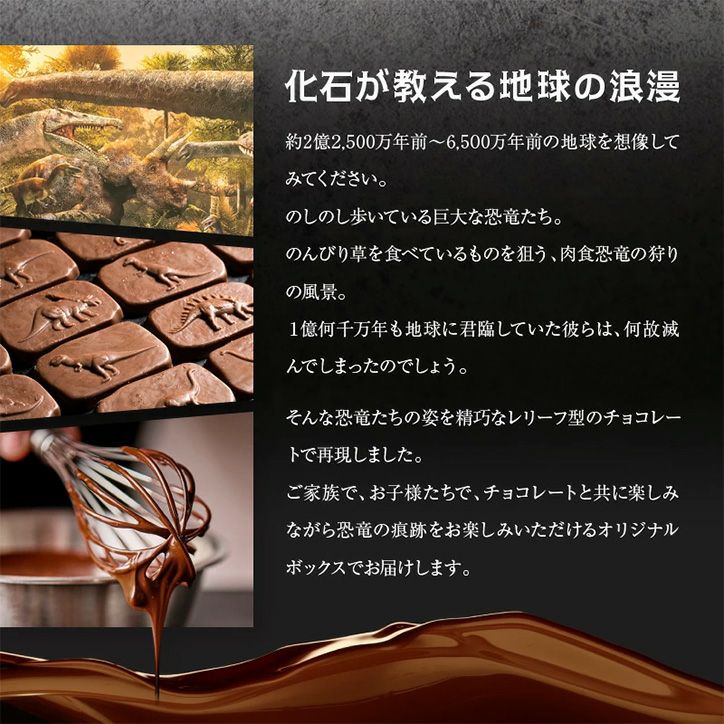 恐竜チョコレート ジュラシックショコラ 256