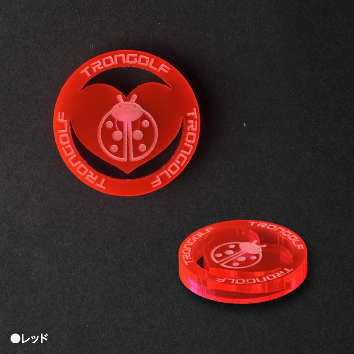 TRON トロン ゴルフ マグネットマーカー 真円型ハート6