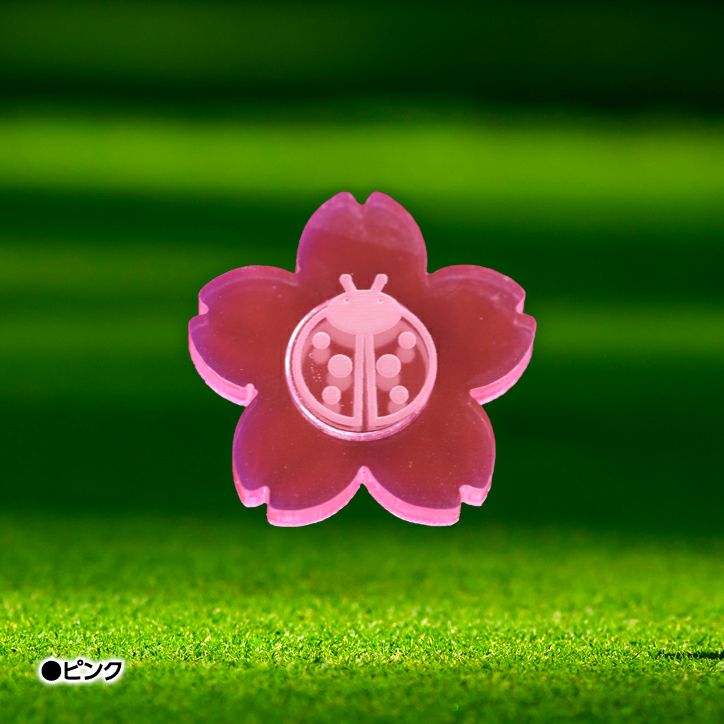 TRON トロン ゴルフ マグネットマーカー  さくら型4