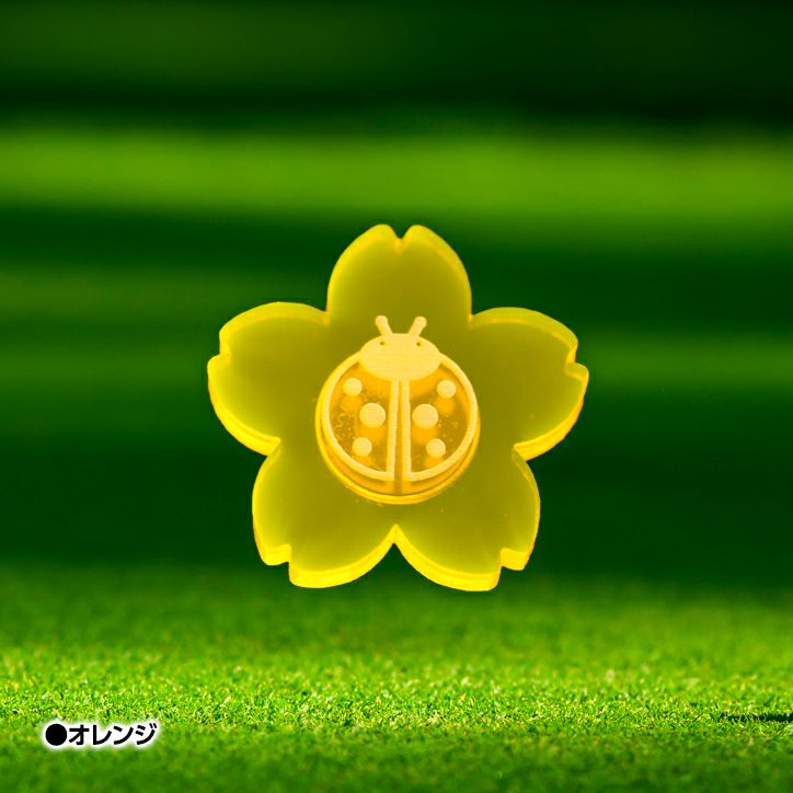 TRON トロン ゴルフ マグネットマーカー  さくら型5