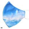 デザインマスク 海・空の写真（洗える2層立体構造） グースマスク5