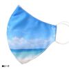 デザインマスク 海・空の写真（洗える2層立体構造） グースマスク6