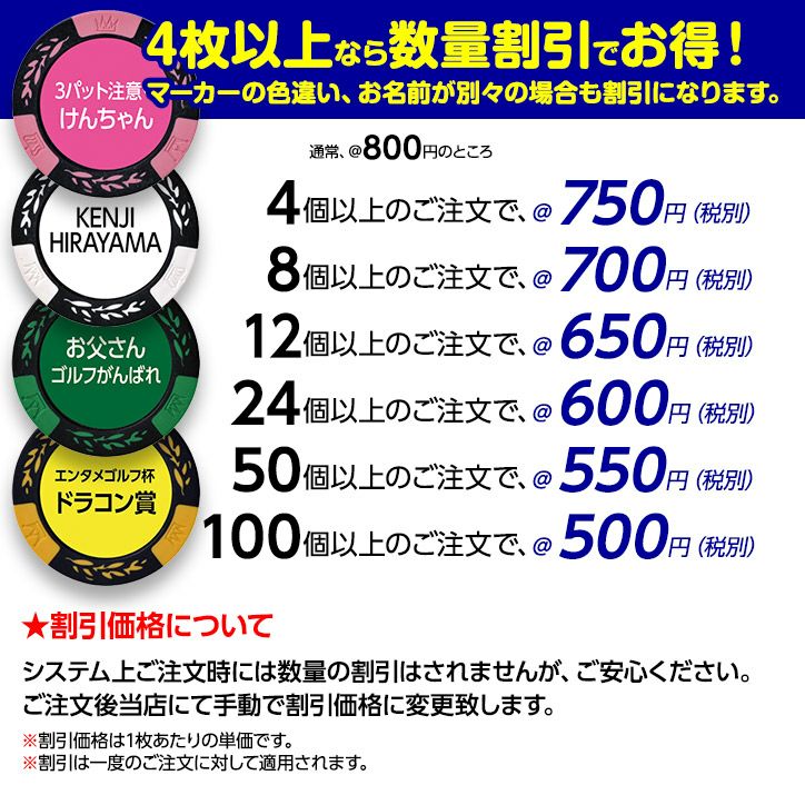 総理 名入れ カジノマーカー（カジノチップマーカー）6