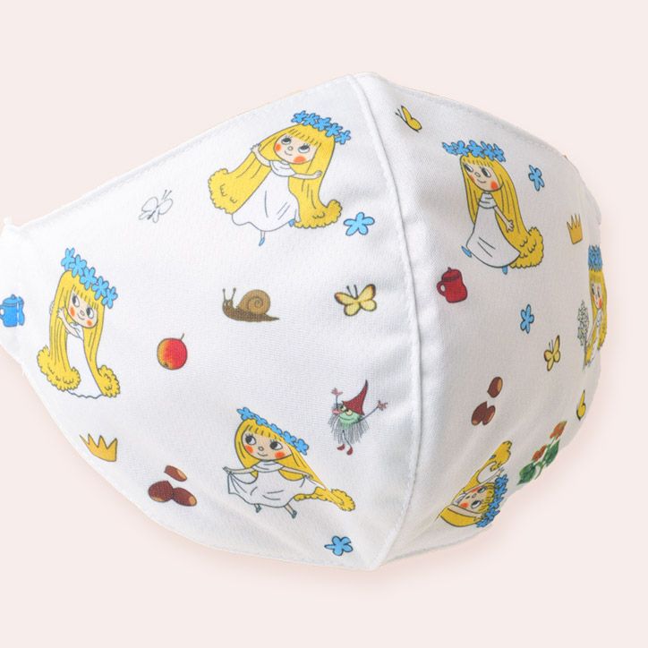 アマールカ プリントマスク 立体2層構造 まるあい2