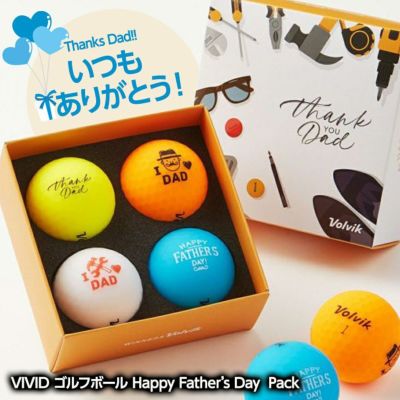 ボルビック Volvik Vivid 父の日 ゴルフボールギフトセット21 4個入りの通販