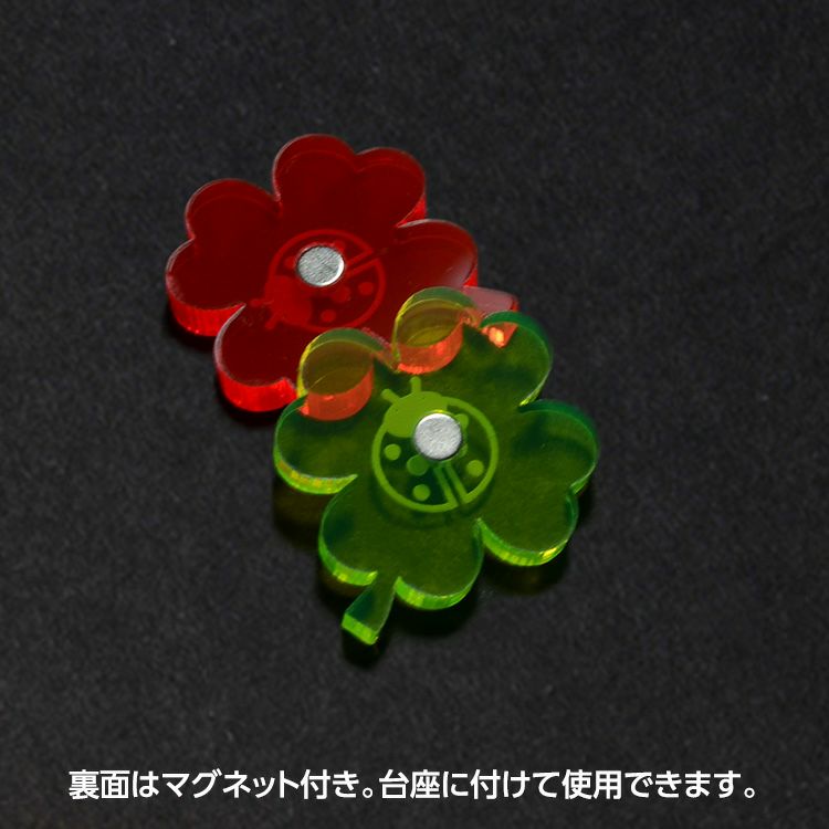 TRON トロン ゴルフ マグネットマーカー クローバー型5