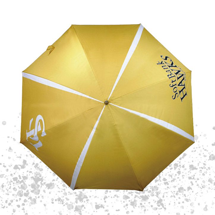 福岡ソフトバンクホークス ゴルフ傘（UVカット・晴雨兼用） レザックス3