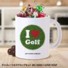 チョコレート＆ゴルフマグカップセット MC-G003 I LOVE GOLF（グリーン）1
