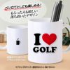 チョコレート＆マグカップセット I LOVE GOLF（ホワイト）3