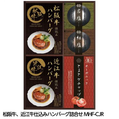レンジで簡単！ 松阪牛、近江牛仕込みハンバーグ詰合せ MHF-Ejrootの通販