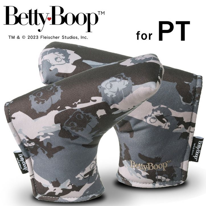 ベティーブープ Betty Boop  カモ パターカバー ブレード/ピン型1