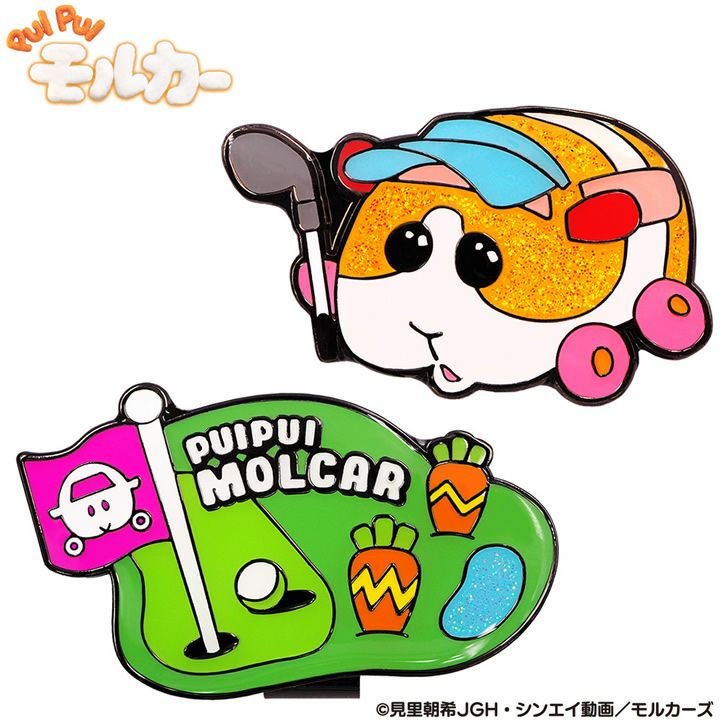 PUI PUI モルカー ポテト ゴルフマーカー クリップマーカー1