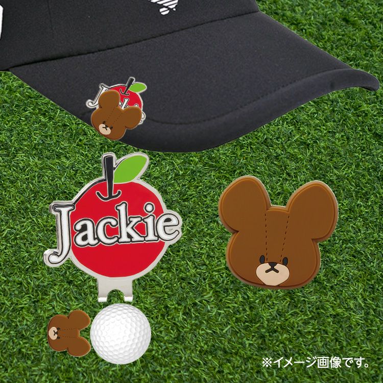 くまのがっこう ジャッキーとりんご ゴルフマーカー クリップマーカー2