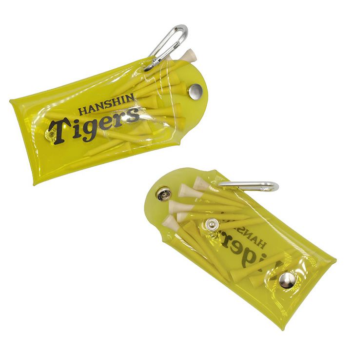 阪神タイガース クリアケース 小物入れ ポーチ レザックス3