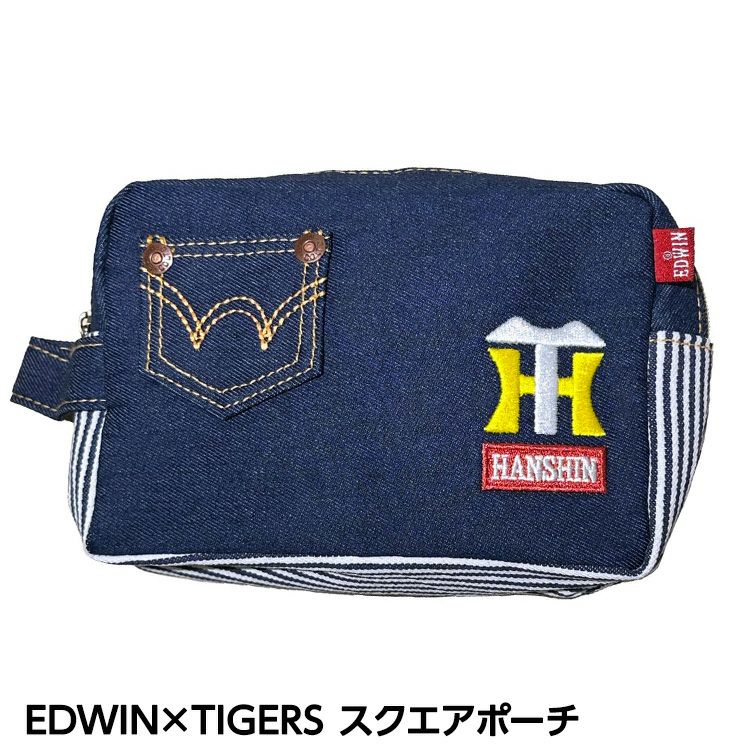 阪神タイガース EDWIN×TIGERS スクエアポーチ1