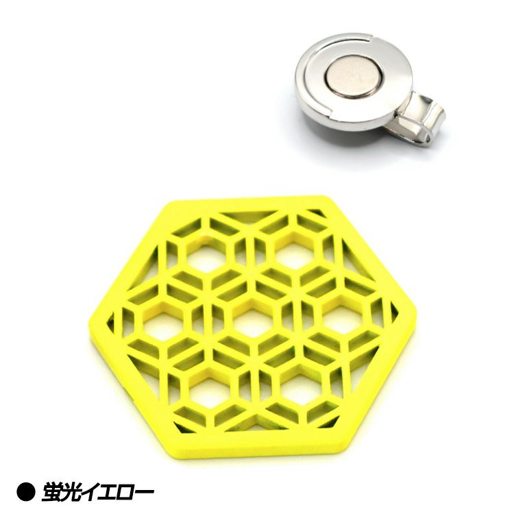 TURF PROJECT ターフプロジェクト GOOD LUCK メタルマーカー 亀甲3