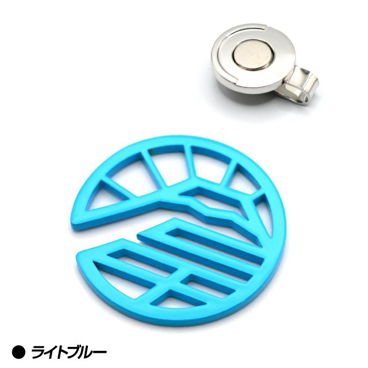 TURF PROJECT ターフプロジェクト GOOD LUCK メタルマーカー 冨（富士山）2