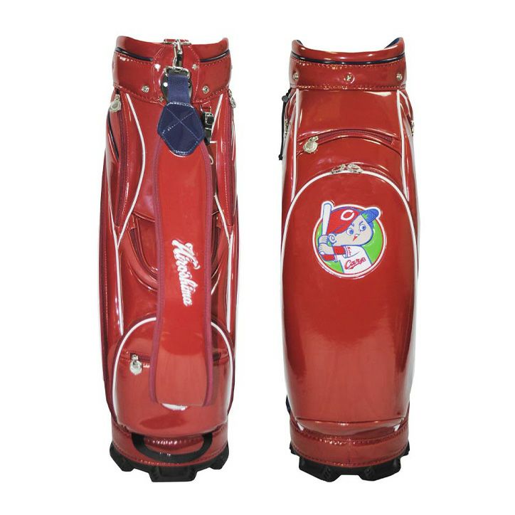 広島東洋カープ  キャディバッグ 9.5型 レザックス2