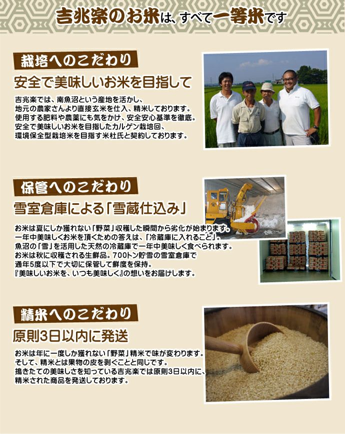 特大A3パネル付き目録   ＜お米一年分＞南魚沼産＆新潟産こしひかり2kgコース3