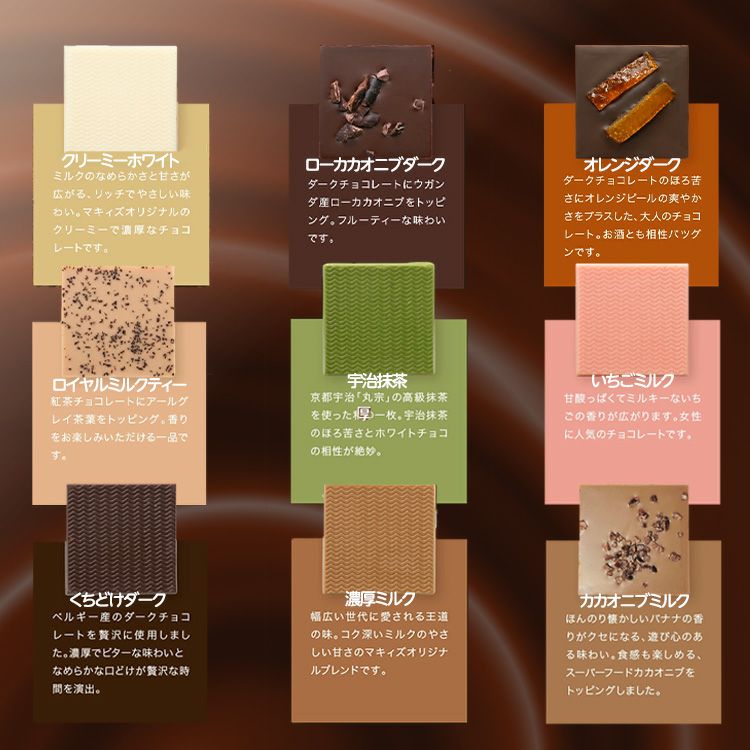 神戸ショコラアソートボックス チョコレート マキィズ4